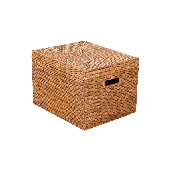 Bayou Breeze Andersen Rattan Basket & Reviews Wayfair